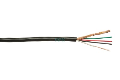 ШВЭВ 5х0,22 мм2 (4х0,22+1Эх0,22) кабель наружный, 200 м Eletec