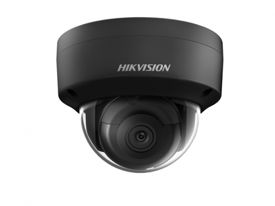 DS-2CD2123G0-IS (2.8mm) черная Hikvision Купольная антивандальная IP-видеокамера, ИК, 2Мп, POE, слот для microSD, тревожные вход/выход 1/1