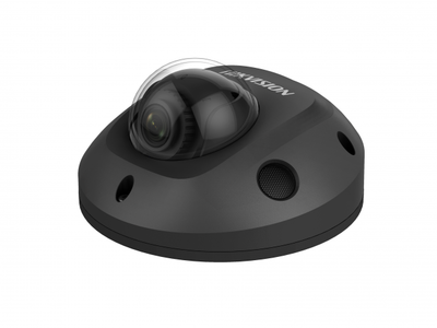 DS-2CD2523G0-IS (4mm) черная Hikvision Компактная вандалозащищенная IP-камера, ИК, 2Мп, Poe, Встроенный микрофон, Слот для microSD