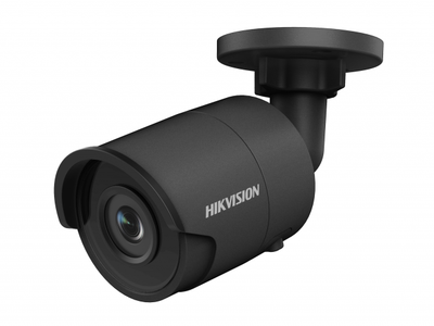 DS-2CD2043G0-I (4mm) черная Hikvision Уличная цилиндрическая IP-видеокамера, объектив 4мм, ИК, 4Мп, POE, microSD