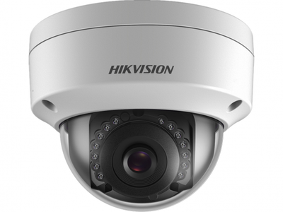 DS-2CD2143G0-IU (2.8 мм) Hikvision Купольная антивандальная IP-видеокамера, объектив 2.8мм, ИК, 4Мп, POE, встроенный микрофон, microSD