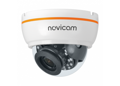 LITE 26 NOVICAM Купольная внутренняя мультиформатная MHD (AHD/CVI/CVBS/TVI) видеокамера, обьектив 2.8-12 мм, Ик, 2Мп
