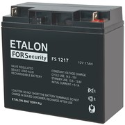 FS 1217 ETALON Аккумулятор 12В, 17 А/ч, 182х76х167мм, 4,78кг