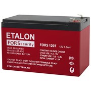 FORS 1207 ETALON Аккумулятор 12В, 7,0 А/ч, 152х65х100мм, 2кг
