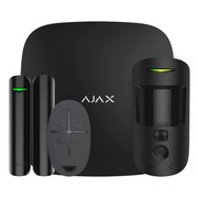 Ajax StarterKit Cam Plus Черный Ajax Стартовый комплект системы безопасности с фотоверификацией тревог и поддержкой LTE