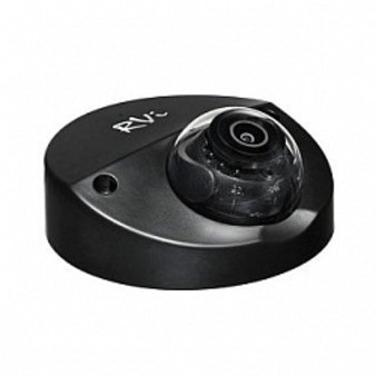 RVi-1NCF4248 (2.8) black Купольная антивандальная IP видеокамера, объектив 2.8мм, 4Мп, Ик, Poe, Встроенный микрофон, Тревожные входы/выходы, MicroSD