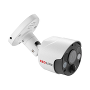 RL-IP12P-S.alert RedLine Уличная цилиндрическая IP видеокамера, объектив 2.8мм, 2Мп, Ик, Poe, Встроенный микрофон, слот для microSD, PIR-датчик сигнализации, сирена, прожектор