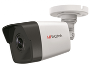 DS-I450M (2.8 mm) HiWatch Уличная цилиндрическая IP камера, объектив 2.8мм, ИК, POE, 4 Мп, microSD, встроенный микрофон