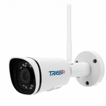 TR-D2121IR3W v2 (3.6 мм) TRASSIR Уличная WIFI цилиндрическая IP-видеокамера, объектив 3.6мм, ИК, 2Мп, Poe, WIFI