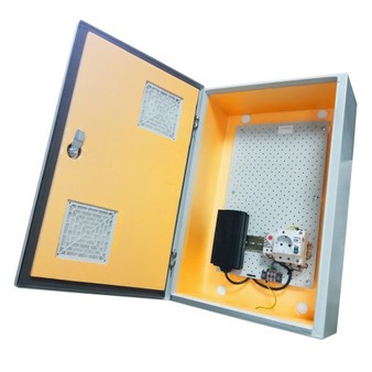 МАСТЕР 3 УТПВ-П Телеком-Мастер Климатический шкаф  с вентиляторными решетками (пассивная вентиляция) и защитным реле от "холодного пуска"