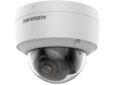 DS-2CD2127G2-SU (2.8mm) Hikvision Купольная антивандальная IP-видеокамера, обьектив 2.8mm, ИК, 2Мп, POE, microSD, встроенный микрофон