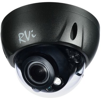 RVi-1NCD4349 (2.7-13.5) black Купольная антивандальная IP видеокамера, объектив 2.7-13.5мм, 4Мп, Ик, Poe, Тревожные входы/выходы, MicroSD