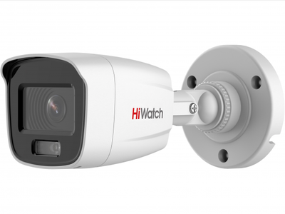 DS-I250L (4 mm) HiWatch Уличная цилиндрическая IP камера, объектив 4мм, 2Мп, Ик, Poe