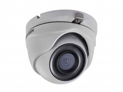 DS-2CE76D3T-ITMF (3.6mm) Hikvision Уличная купольная мультиформатная MHD (AHD/ TVI/ CVI/ CVBS) видеокамера, объектив 3.6мм, 2Мп, Ик