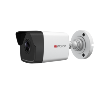 DS-I400(С) (4 mm) HiWatch Уличная цилиндрическая IP камера, объектив 4мм, ИК, POE, 4Мп, POE