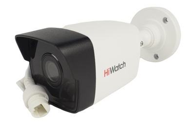 DS-I200(D) (6 mm) HiWatch Уличная цилиндрическая IP камера, объектив 6мм, 2Мп, Ик, POE