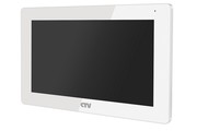 CTV-M5701 белый Монитор видеодомофона с 7" сенсорным дисплеем, поддержкой формата AHD и записью в Full HD