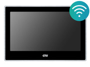 CTV-M5702 черный Монитор  видеодомофона с 7" сенсорным дисплеем, поддержкой формата AHD и записью в Full HD