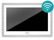 CTV-M5102 белый Монитор видеодомофона с 10" сенсорным дисплеем, поддержкой формата AHD и записью в Full HD