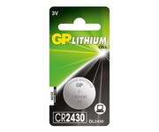 Дисковые литиевые батарейки GP (CR2430), 1 шт
