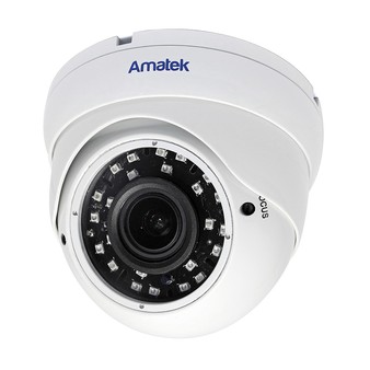 AC-IDV303VAX (2.8-12) Amatek Купольная антивандальная IP видеокамера, объектив 2.8-12мм, 3Мп, Ик, Poe