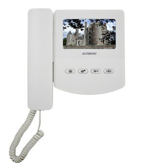 AT-VD433С K EXEL WHITE AccordTec Видеодомофон цветной 4.3" с трубкой