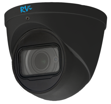 RVi-1NCE4143 (2.8-12) black Купольная уличная IP видеокамера, объектив 2.8-12мм, 4Мп, Ик, Poe, MicroSD
