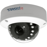TR-D2D5 v2 (3.6) TRASSIR Антивандальная купольная IP камера, обьектив 3.6мм, Ик, 2Мп, Poe