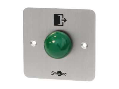 ST-EX244 SmarTec кнопка металлическая, врезная, кнопка грибок, НЗ/НР контакты