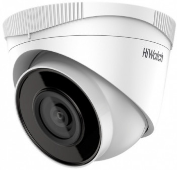 IPC-T020(B) (2.8mm) HiWatch Уличная купольная IP камера, объектив 2.8мм, 2Мп, Ик, POE