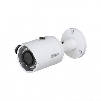 DH-IPC-HFW1431SP-0360B-S4 Dahua Уличная цилиндрическая IP-видеокамера, объектив 3.6мм, ИК, 4Мп, Poe