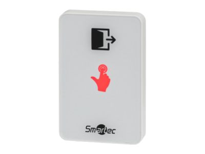 ST-EX410L-WT SmarTec кнопка сенсорная, накладная, белая, НЗ/НР контакты