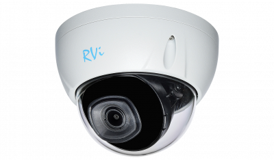 RVi-1NCD4368 (4.0) white Купольная антивандальная IP видеокамера, объектив 4мм, 4Мп, Ик, POE, MicroSD