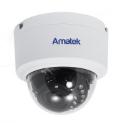 AC-HD202V (2.8-12) Amatek Купольная внутренняя мультиформатная видеокамера, Ик, 2Мп