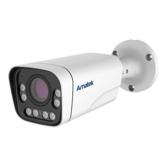 AAC‐HS504VAX (2,8-12) с микрофоном (AoC) Amatek Уличная цилиндрическая мультиформатная MHD (AHD/TVI/CVI/CVBS) видеокамера, 5Мп, Ик