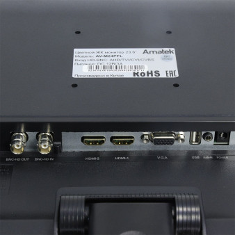 AV-M24PFL Amatek Монитор видеонаблюдения 23.6" TFT-LED