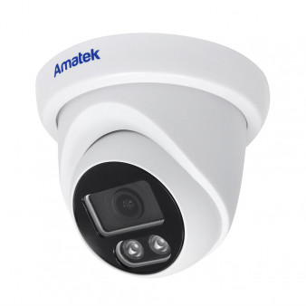 AC-ID202AE (2.8) без PoE Amatek Уличная купольная IP видеокамера, объектив 2.8мм, 3/2Мп, Ик