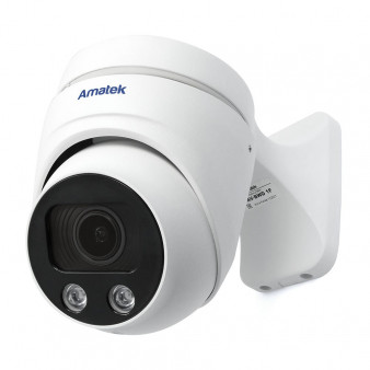 AC-IDV203ZA (2.7-13.5) Amatek Купольная антивандальная IP видеокамера, объектив 2.7-13.5мм, 3/2Мп, Ик, POE, аудиовход, выход для питания микрофона