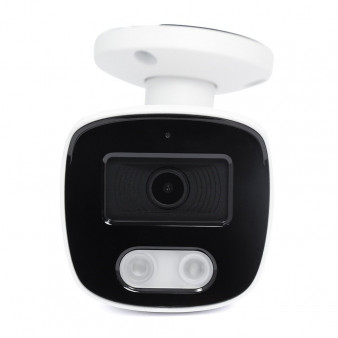 AC-IS402A (2.8) Amatek Уличная IP видеокамера, объектив 2.8мм, 4Мп, Ик, POE, microSD