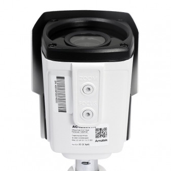 AC-IS406VF (2.8-12) Amatek Уличная цилиндрическая IP видеокамера, объектив 2.8-12мм, 4Мп, Ик, PoE, microSD