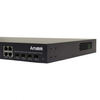 AN-SGM20P16A Amatek 20-портовый гигабитный управляемый L2+ коммутатор с PoE до 300Вт