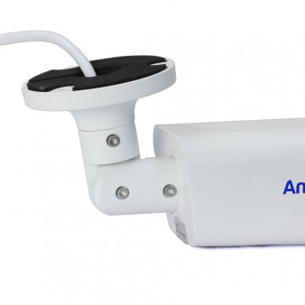 AC-IS802MSX (2.8) Amatek Уличная цилиндрическая IP камера, объектив 2.8 мм, ИК, POE, 8Мп, встроенный микрофон, microSD