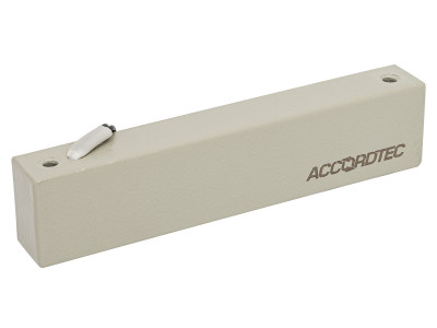 Электромагнитный замок AccordTec ML-180К Б/Э, серый (с планкой)