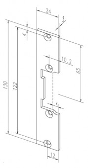 ST-SL001SP Smartec Запорная планка