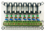 ST-PS108FB Smartec Модуль расширения для блока питания на 8 выходов с индивидуальными предохранителями