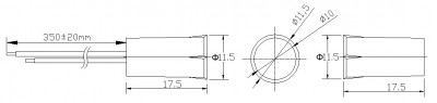 ST-DM010NC-WT Smartec Извещатель магнитоконтактный