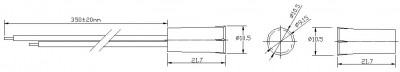 ST-DM015NO-WT Smartec Извещатель магнитоконтактный