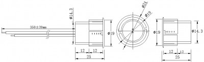 ST-DM030NC-WT Smartec Извещатель магнитоконтактный