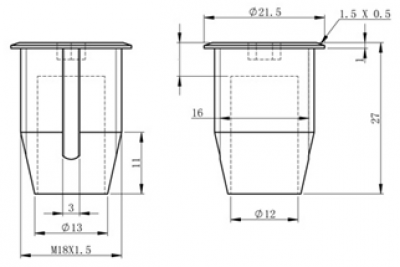 ST-DM036NCNO-SL Smartec Извещатель магнитоконтактный