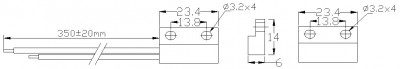 ST-DM110NC-WT Smartec Извещатель магнитоконтактный